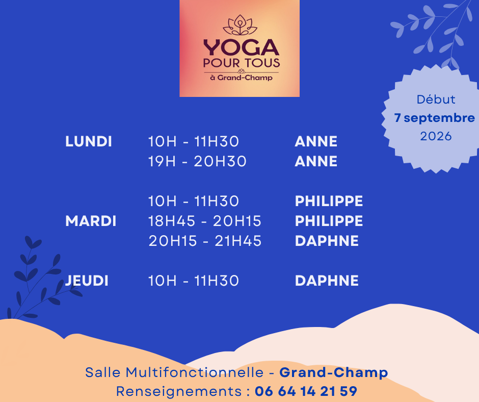 Yoga pour tous Grand-Champ
