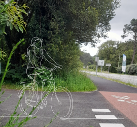 Ouverture de la voie cyclable et piétonne