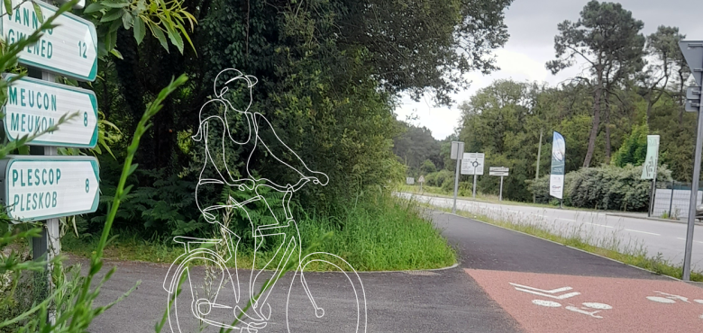 Ouverture de la voie cyclable et piétonne