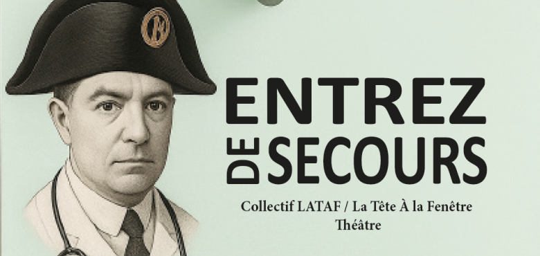 Zoom pièce de théâtre entrez de secours